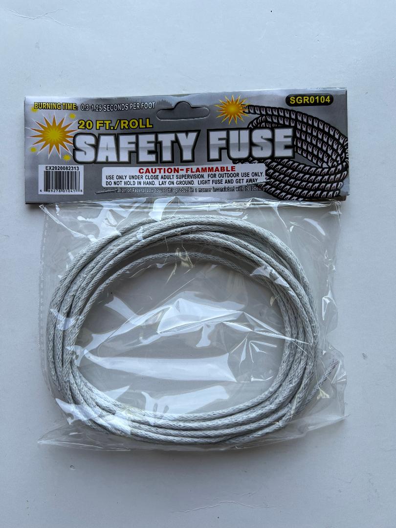 White Fuse Model Rocketry Quick 3mm 20ft roll 